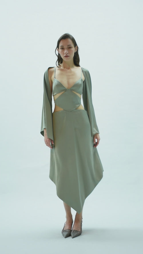 POCKET SQUARE DRESS