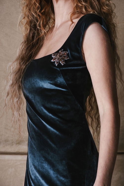 MIDNIGHT GOWN VELVET