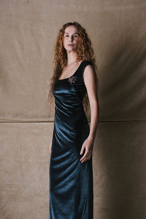 MIDNIGHT GOWN VELVET