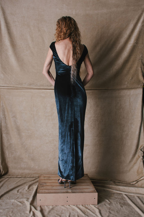 MIDNIGHT GOWN VELVET