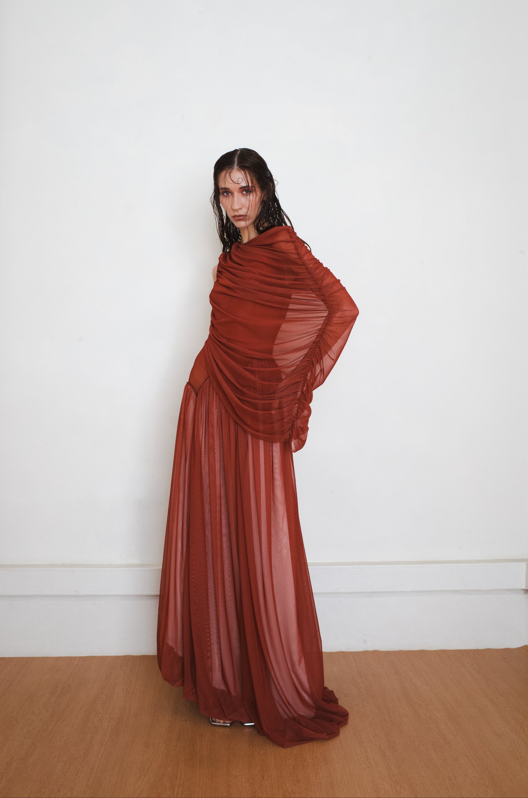 CASCADE DRESS