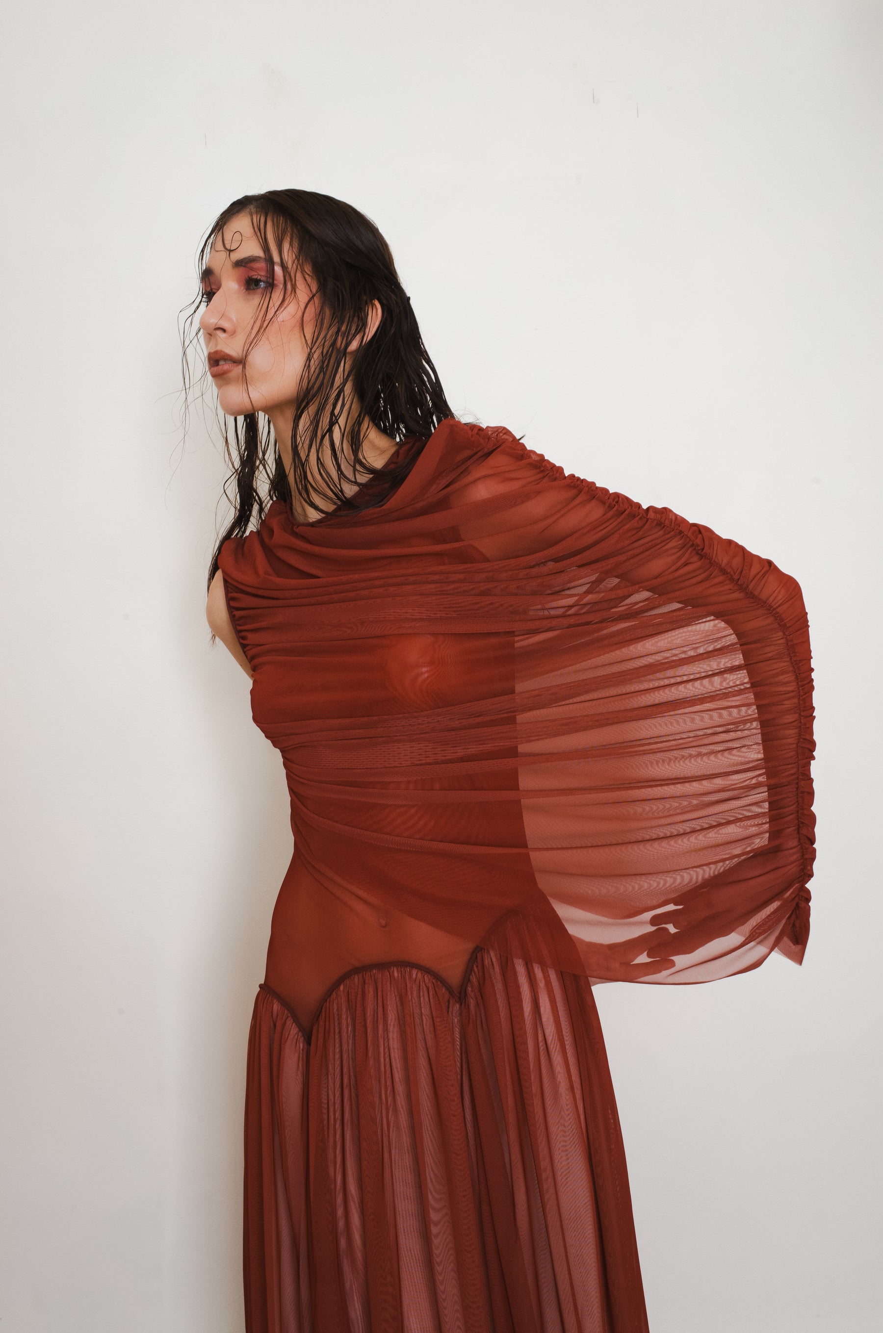 CASCADE DRESS
