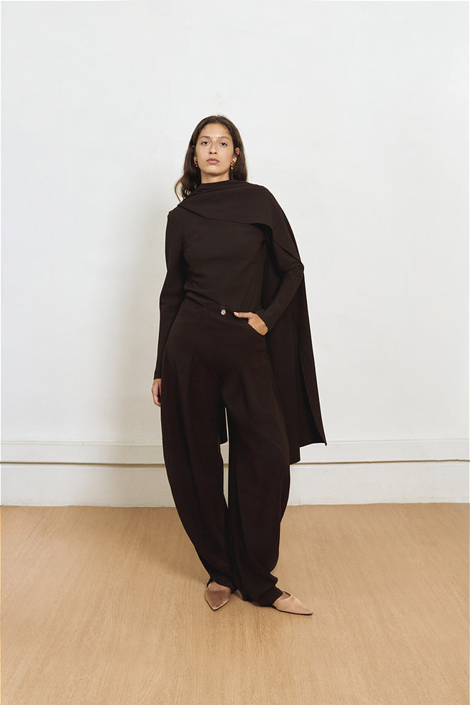 CURVE PANTS WOOL