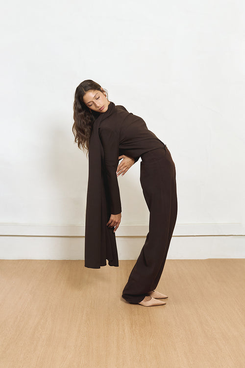 CURVE PANTS WOOL