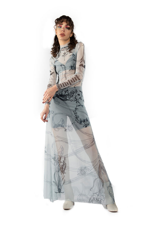 THE CONNECTOR TATTOO DRESS