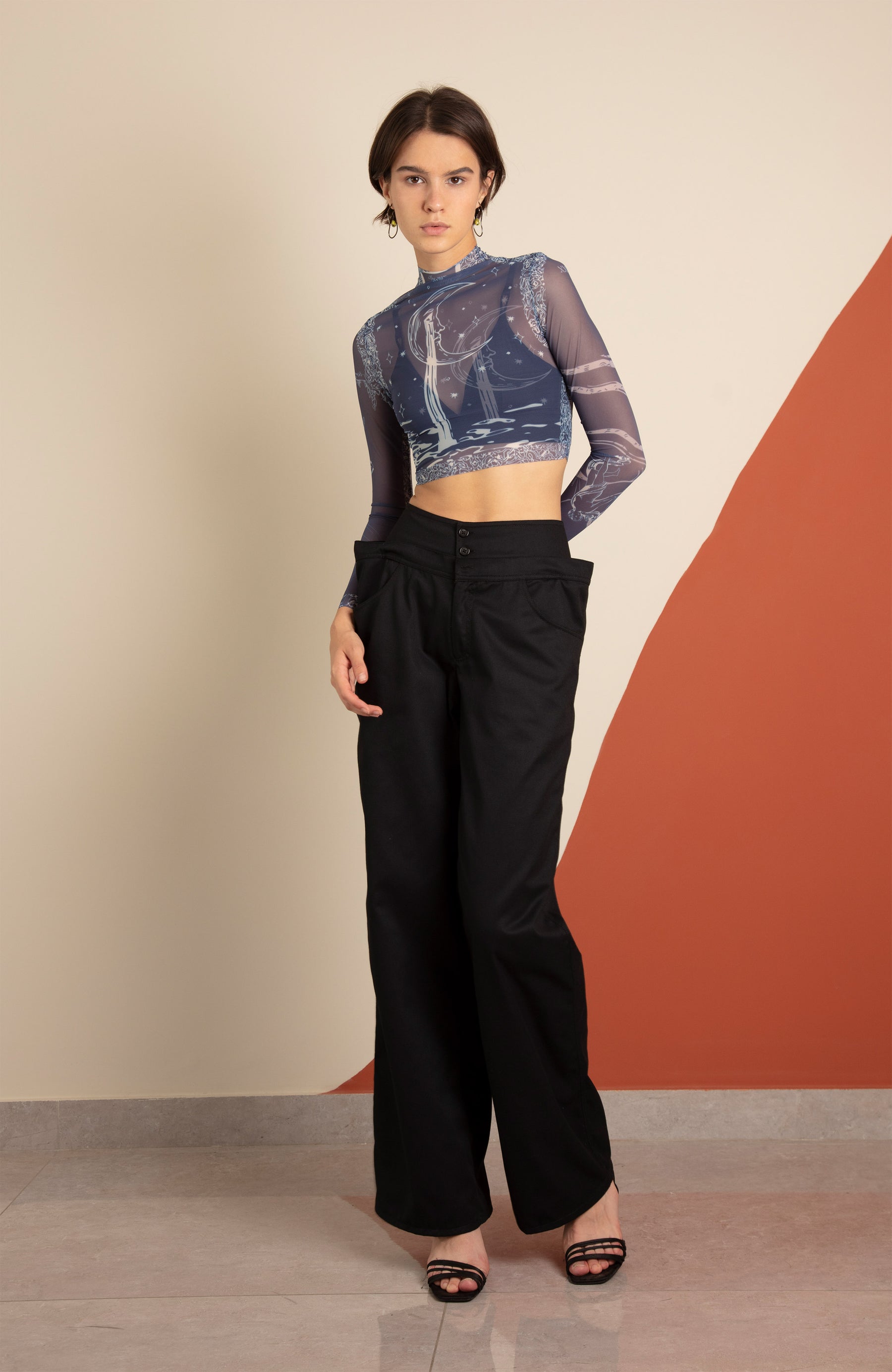 SHAABNA TATTOO CROP