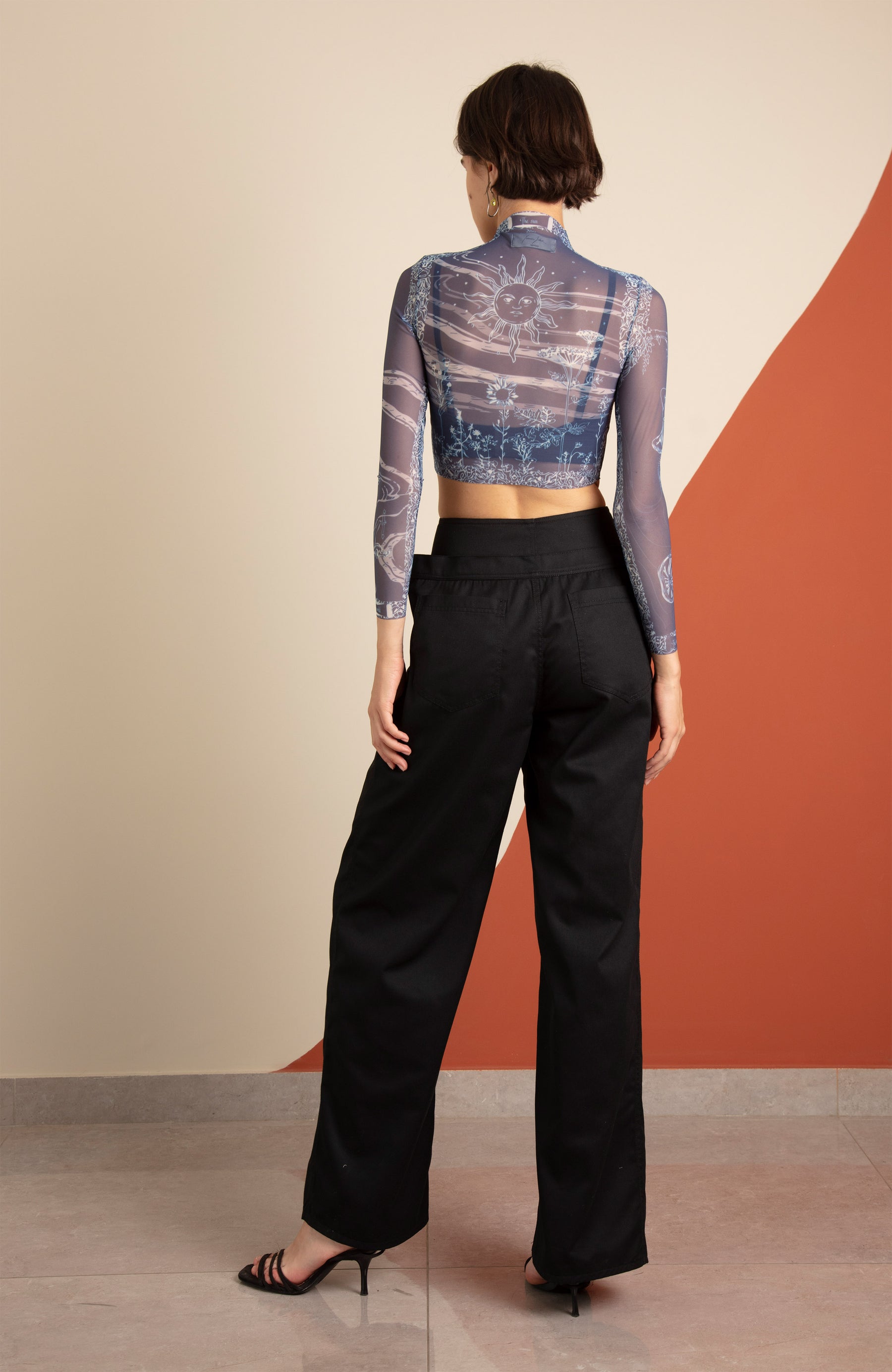 SHAABNA TATTOO CROP