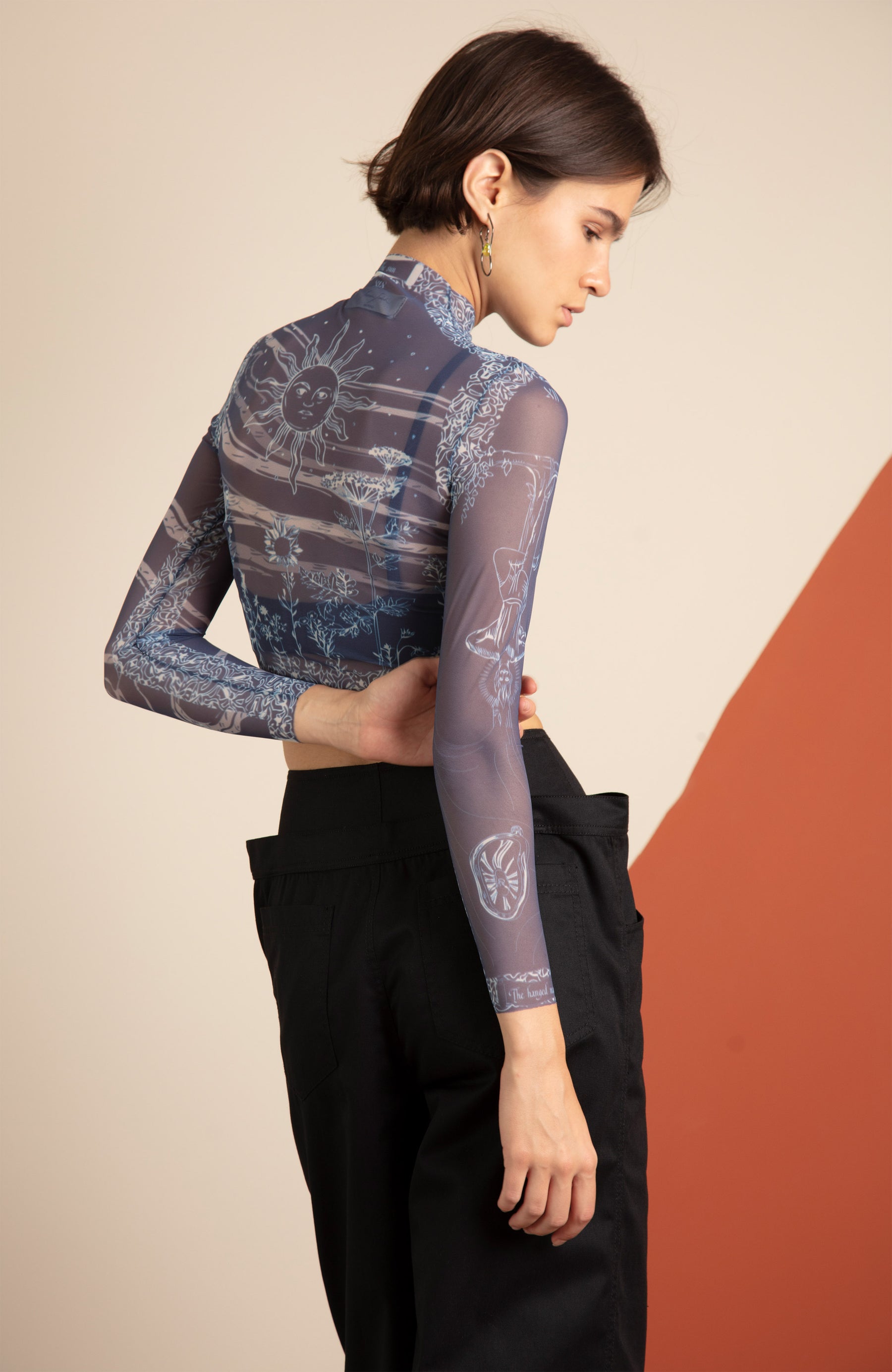 SHAABNA TATTOO CROP